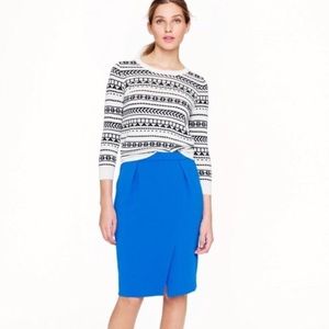 J. Crew crepe pencil skirt. Size 4. EUC